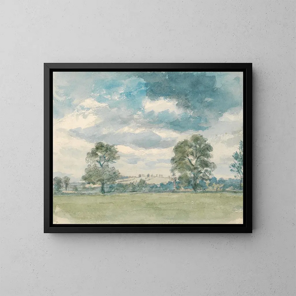 Summer Landscape Painting - Lionel Constable — framed artwork on a wall