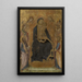 La Vierge à l'Enfant en majesté avec saints et anges - Lippo Vanni — ingelijst kunstwerk aan de muur