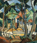 Huis tussen de bomen - Lodewijk Schelfhout — weergave van het kunstwerk