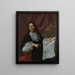 Willem van de Velde II 1633-1707 schilder - Lodewijk van der Helst — ingelijst kunstwerk aan de muur
