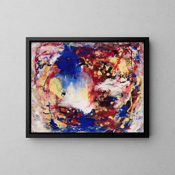 Composition - Lola Liivat — framed artwork on a wall