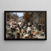 L'approvisionnement des Halles - Léon Augustin Lhermitte — ingelijst kunstwerk aan de muur