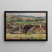 Les Toits vue de village - Léon Augustin Lhermitte — ingelijst kunstwerk aan de muur