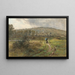 van de naderende storm - Léon Augustin Lhermitte — ingelijst kunstwerk aan de muur