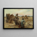 Les Moissonneurs - Léon Augustin Lhermitte — ingelijst kunstwerk aan de muur