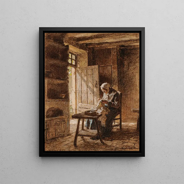 Lon Augustin Lhermitte - Vieille couturire.webp