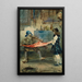 Oriental Scene Painting - Léon Bakst — framed artwork on a wall