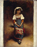 Vrouw Italiaans - Léon Bonnat — weergave van het kunstwerk
