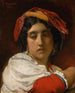 L'Italienne - Léon Bonnat — weergave van het kunstwerk