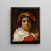 L'Italienne - Léon Bonnat — ingelijst kunstwerk aan de muur