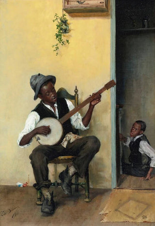 Lon Delachaux - The Banjo Player.webp