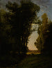 Landschap in Magny - les - Hameaux - Léon Flahaut — weergave van het kunstwerk