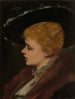 Portret van een vrouw - Léon Lucien Goupil — weergave van het kunstwerk