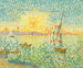 Zonsondergang schilderij - Léon Pourtau — weergave van het kunstwerk
