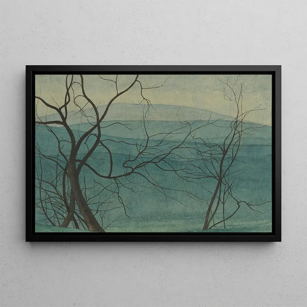 Boomtakken - Léon Spilliaert — ingelijst kunstwerk aan de muur