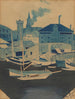Uitzicht op de haven - Léon Spilliaert — weergave van het kunstwerk