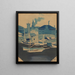Uitzicht op de haven - Léon Spilliaert — ingelijst kunstwerk aan de muur