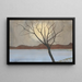 Landschapsschilderij met boom op de voorgrond - Léon Spilliaert — ingelijst kunstwerk aan de muur