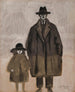 Léon Spilliaert en Madeleine wandelend in Oostende - Léon Spilliaert — weergave van het kunstwerk