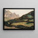 Landschap van Innsbruck - Léon Spilliaert — ingelijst kunstwerk aan de muur