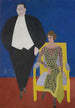 Portret van Gustave en Norine Van Hecke - Léon Spilliaert — weergave van het kunstwerk