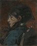 Portret van een jonge vrouw - Léon Tanzi — weergave van het kunstwerk