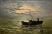 De vertrek naar de visserij in Berck-sur-Mer - Lonie Marie Hécart — weergave van het kunstwerk