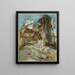L'Hôtel des Singes à Saint - Cloud - Léopold Flameng — ingelijst kunstwerk aan de muur