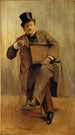 Portret van Georges Courteline 1858-1929 - Léopold Stevens — weergave van het kunstwerk
