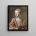 Prinses Sofia Albertina van Zweden - Lorens Pasch de Jonge — ingelijst kunstwerk aan de muur