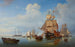 Maritiem landschap met sirocco - Lorenzo Butti — weergave van het kunstwerk