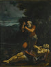 Sint-Antonius abt die Sint-Paul de Eremiet begraaft - Lorenzo Garbieri — weergave van het kunstwerk