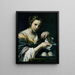 Sainte Agathe - Lorenzo Lippi — ingelijst kunstwerk aan de muur