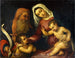Maria en het kind met de heiligen Zacharias en Johannes de Doper - Lorenzo Lotto — weergave van het kunstwerk