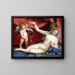 Venus en Cupido - Lorenzo Lotto — ingelijst kunstwerk aan de muur