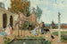 À la Villa Borghese - Lorenzo Valles — weergave van het kunstwerk