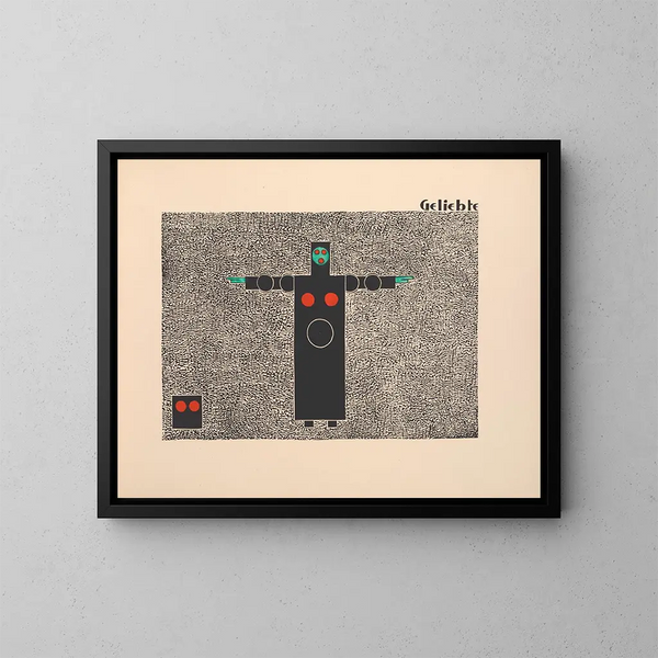 Beloved - Lothar Schreyer — framed artwork on a wall