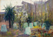 Landschapschilderij lente in het zuiden - Lotten Rönquist — weergave van het kunstwerk