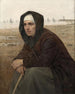 De vrouw van de visser - Louis-Alexandre Dubourg — weergave van het kunstwerk