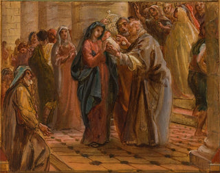 LouisAntoineLon Riesener - La prsentation au temple.webp