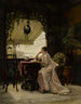 Rêverie dans un intérieur chinois - Louis-Auguste-Georges Loustaunau — weergave van het kunstwerk