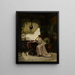 Rêverie dans un intérieur chinois - Louis-Auguste-Georges Loustaunau — ingelijst kunstwerk aan de muur