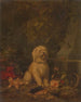 Hond met een moedervlek - Louis-Eugène Lambert — weergave van het kunstwerk