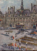 La place de l'Hôtel de Ville le 13 juillet 1919 - Louis-Gilbert Bellan — artwork view