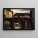 Le Petit Pont et le pont Saint-Charles - Louis-Godefroy Jadin — ingelijst kunstwerk aan de muur