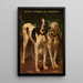 Twee honden - Louis-Godefroy Jadin — ingelijst kunstwerk aan de muur