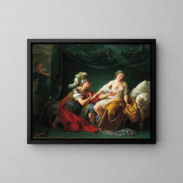 LouisJeanFranois Lagrene - Alcibiades on his Knees Before his Mistress.webp
