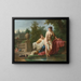 David en Batseba - Louis-Jean-François Lagrenée — ingelijst kunstwerk aan de muur
