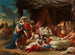 Darius' vrouw sterft - Louis-Jean-François Lagrenée — weergave van het kunstwerk