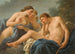 Diane en Endymion - Louis-Jean-François Lagrenée — weergave van het kunstwerk